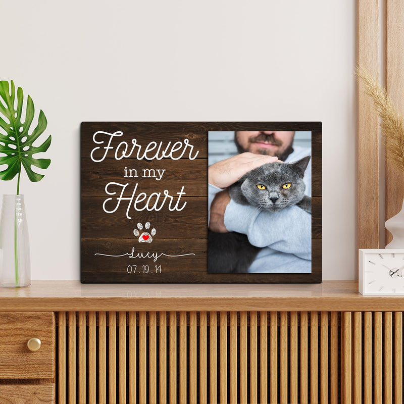 Personalized Pet Memorial Frame, Dog Memorial Gift, Cat Memorial Gift, Pet Memorial Gift, Dog Loss Gift, Cat Loss Gift, Pet Loss Gifts CANLA15_Miss Pet Canvas