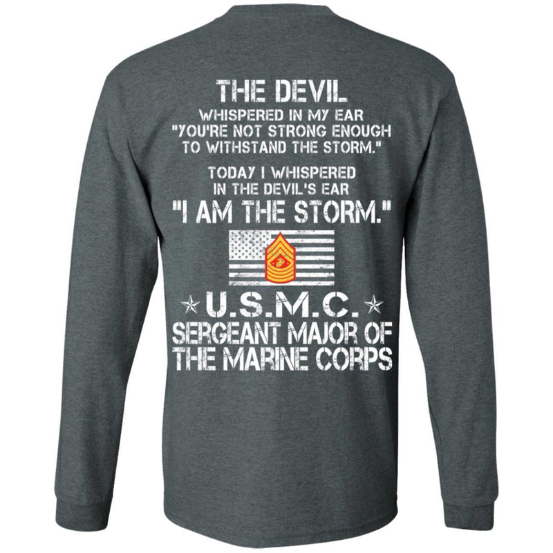 11- I Am The Storm - USMC Sergeant Major Of The Marine Corps CustomCat