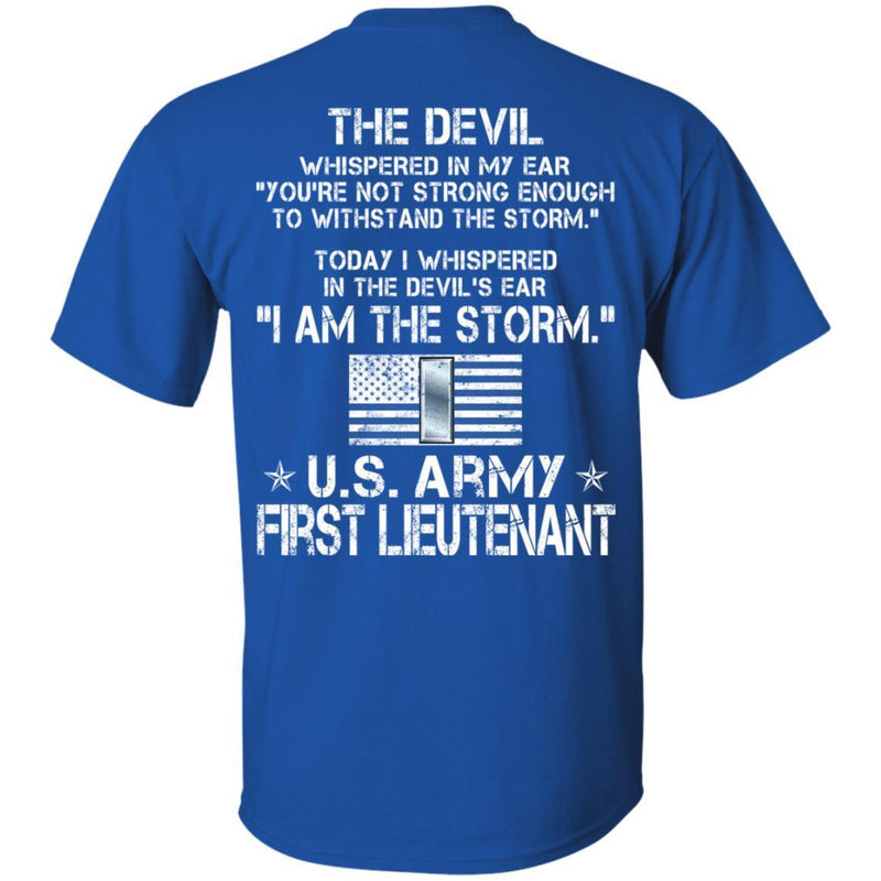 19- I Am The Storm - Army First Lieutenant CustomCat
