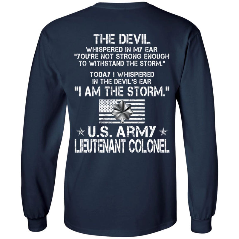 22- I Am The Storm - Army Lieutenant Colonel CustomCat