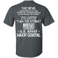 25- I Am The Storm - Army Major General CustomCat