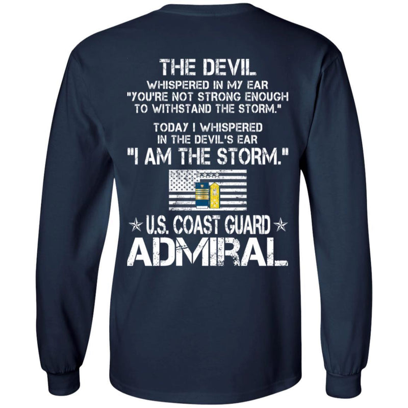 25- I Am The Storm - US Coast Guard Admiral CustomCat