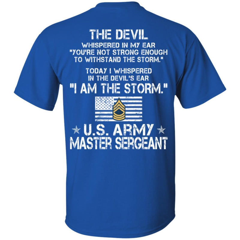 8- I Am The Storm - Army Master Sergeant CustomCat