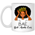 African American Coffee Mug Best Auntie Ever With Crown 11oz - 15oz White Mug