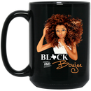 African American Coffee Mug Black And Boujee Texas State 11oz - 15oz Black Mug
