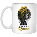 African American Coffee Mug Queen Black Women With Crown 11oz - 15oz White Mug