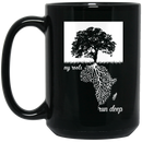 African American Map Coffee Mug My Roots Run Deep 11oz - 15oz Black Mug