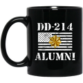 Air Force Coffee Mug DD 214 Alumni - Air Force Major 11oz - 15oz Black Mug
