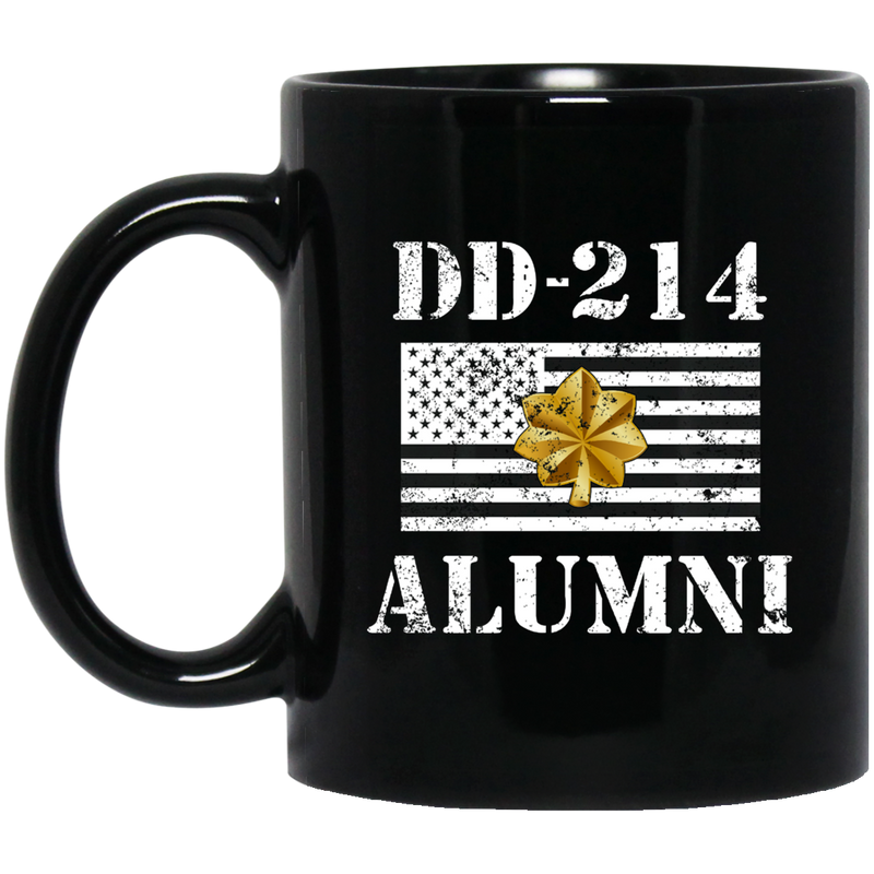 Air Force Coffee Mug DD 214 Alumni - Air Force Major 11oz - 15oz Black Mug