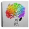 Autism Awareness Canvas - Tree Awareness is Growing Puzzle Piece Canvas