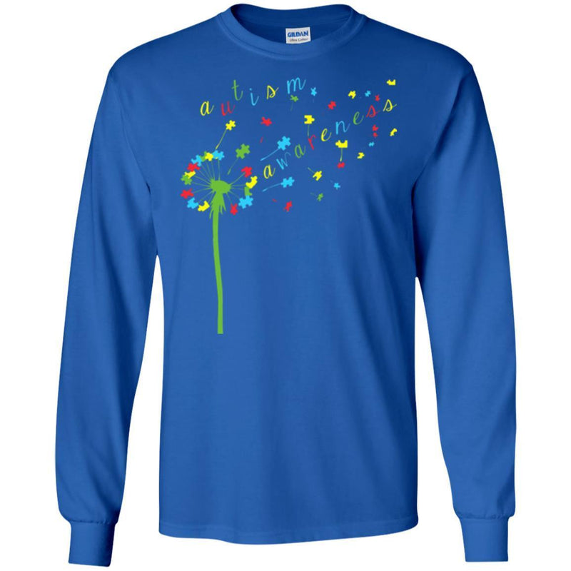 Autism Awareness Puzzle Piece Flower T Shirt CustomCat