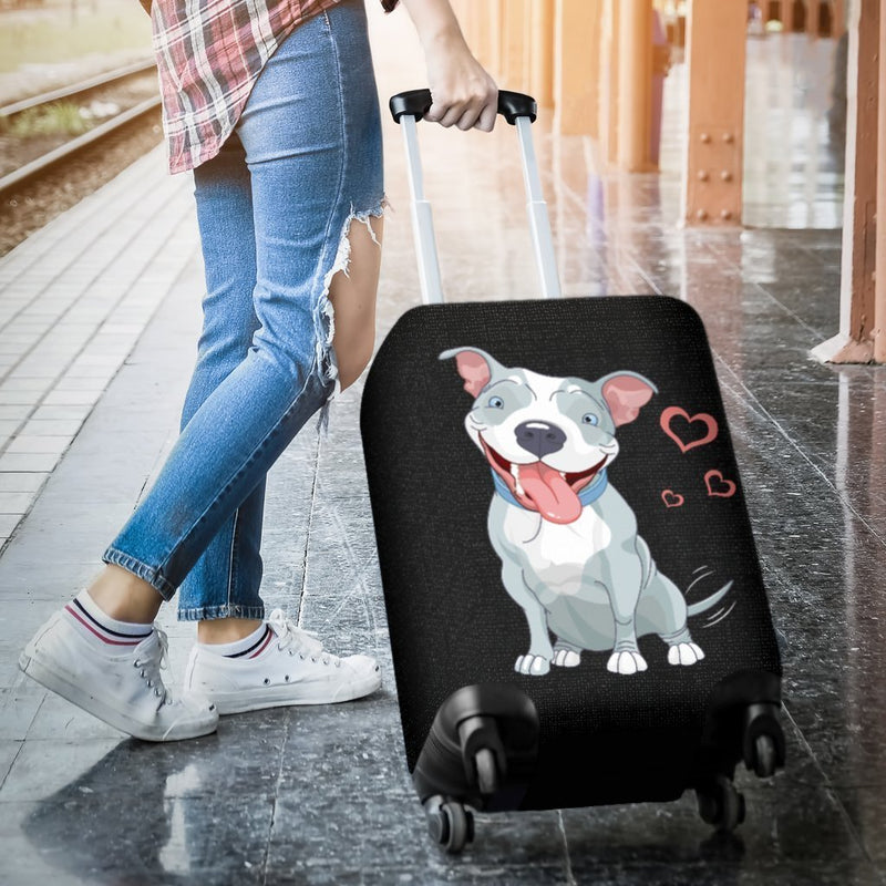 Awesome Pitbull Luggage Cover interestprint