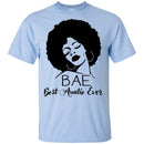 Best Auntie Ever BAE Funny African American T-shirt CustomCat