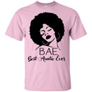 Best Auntie Ever BAE Funny African American T-shirt CustomCat