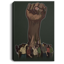 African American Canvas - Strong Hand Black History Month For Living Room Home Decor