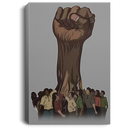 African American Canvas - Strong Hand Black History Month For Living Room Home Decor