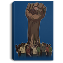 African American Canvas - Strong Hand Black History Month For Living Room Home Decor