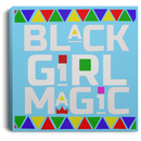 African American Canvas -Black Girl Magic Canvas for Living Room Home Decor