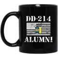 Coast Guard Coffee Mug DD 214 Alumni - Coast Guard Admiral 11oz - 15oz Black Mug CustomCat