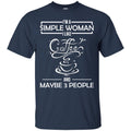 Coffee T-Shirt I'm A Simple Woman I Like Coffee And Maybe 3 People Funny Shirts CustomCat