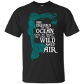 CustomCat G200 Gildan Ultra Cotton T-Shirt / Black / Small She Dreams Of The Ocean