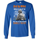 DEATH SMILES AT ALL OF US ONLY THE AIR FORCE VETERAN SMILE BACK HALLOWEEN T SHIRT VETERANS' DAY TEES CustomCat