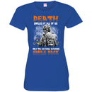 DEATH SMILES AT ALL OF US ONLY THE AIR FORCE VETERAN SMILE BACK HALLOWEEN T SHIRT VETERANS' DAY TEES CustomCat