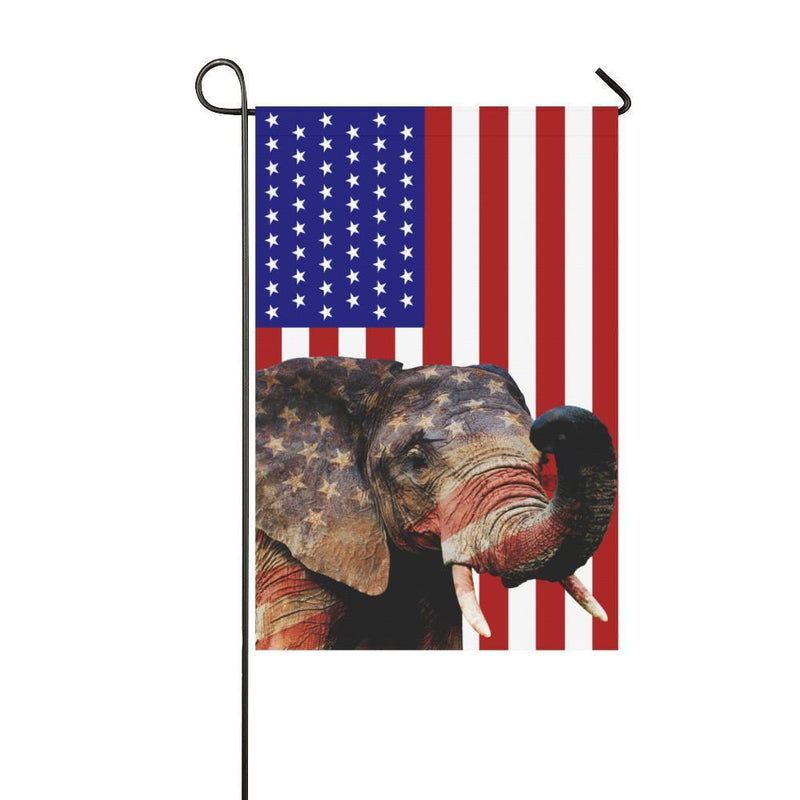 Elephant  American Flag interestprint