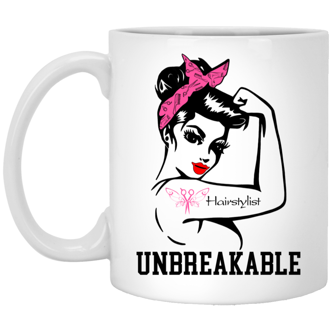 Hairstylist Coffee Mug Hairstylist Unbreakable Butterfly 11oz - 15oz W