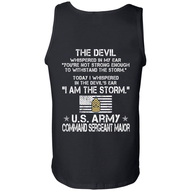 I Am The Storm - Army Command Sergeant Major CustomCat