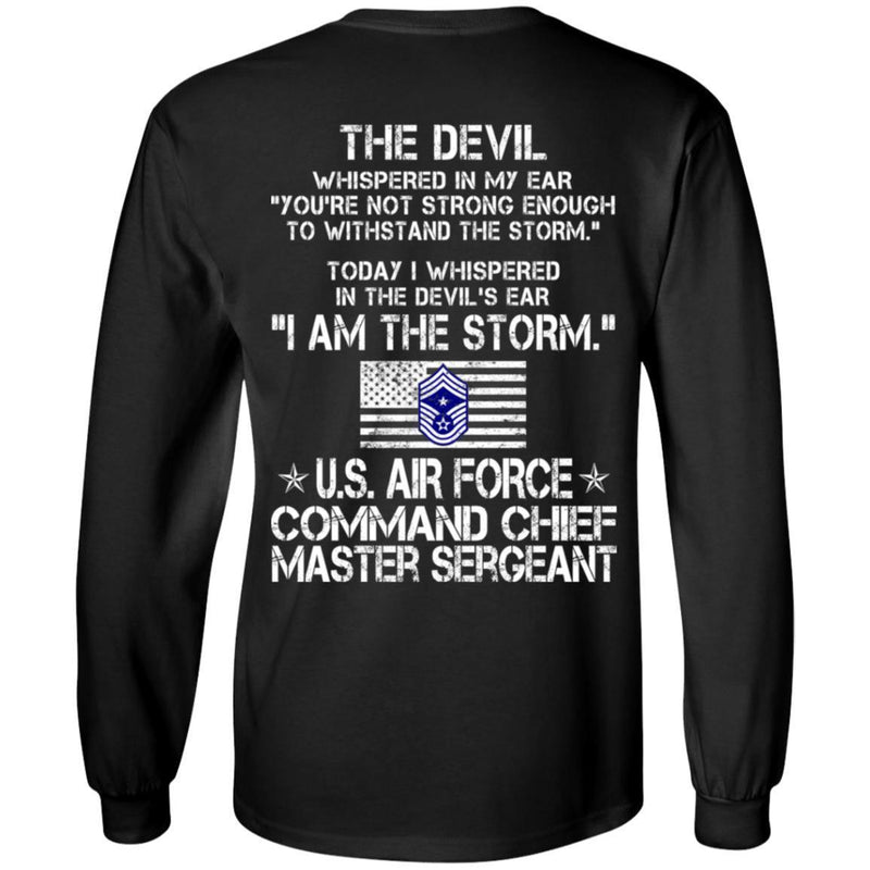 I Am The Storm - US Air Force Command Chief Master Sergeant CustomCat