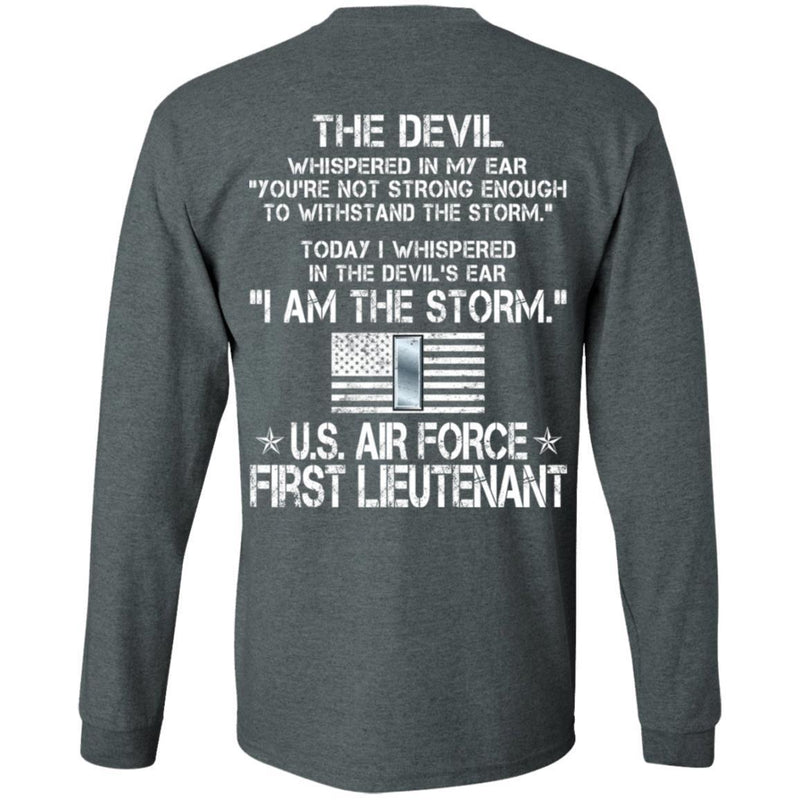 I Am The Storm - US Air Force First Lieutenant CustomCat