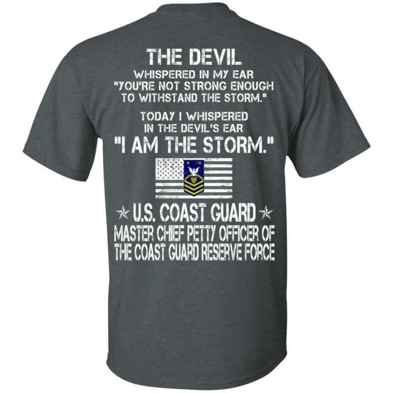 I Am The Storm - US Coast Guard Master Chief Petty Officer of the Coast Guard Reserve Force CustomCat