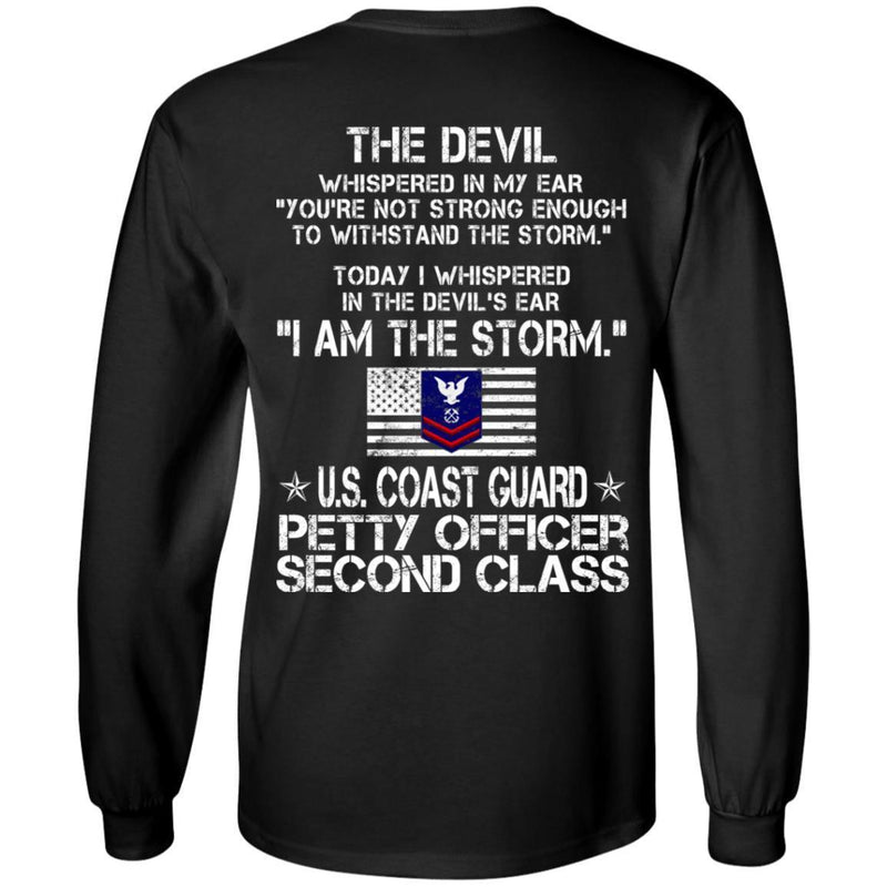 I Am The Storm - US Coast Guard Petty Officer Second Class CustomCat