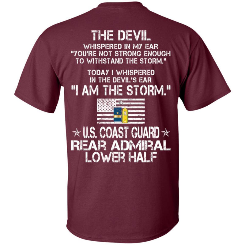 I Am The Storm - US Coast Guard Rear Admiral Lower Half CustomCat