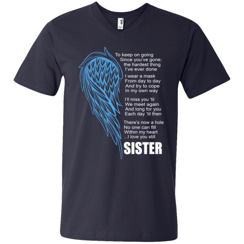 I love my sister my guardian angel T-shirts CustomCat