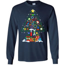 Merry Christmas Mechanic Tools Tree Funny Gift T Shirts CustomCat
