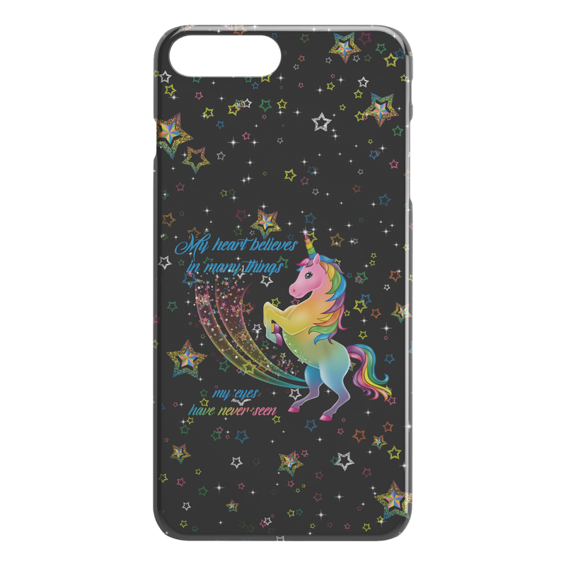 My Heart Believes In Many Things My Eyes Have Never Seen Unicorn iPhone Case