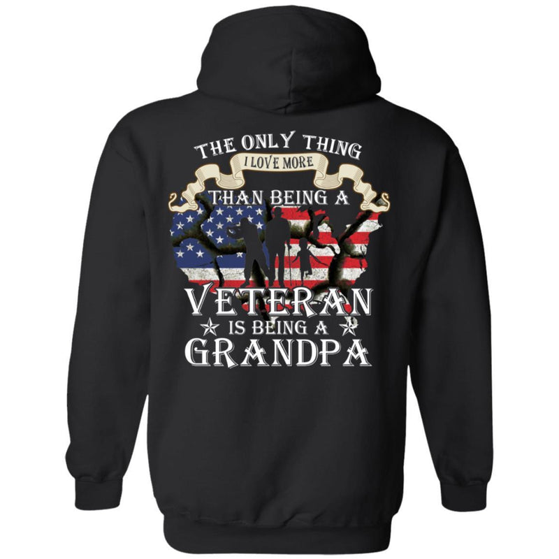 The Only Thing I Love More Than Being A Veteran is Being A Grandpa MSS-Veterans