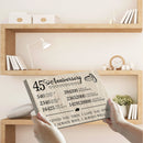 45 Year Anniversary Canvas Gifts for Boyfriend Girlfriend Husband Wife, First 45th Wedding Anniversary Canvas Gift for Him Men Her Women CANLA15_Print Anniversary Canvas