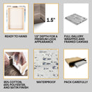 5 Year Anniversary Canvas Gifts for Boyfriend Girlfriend Husband Wife, First 5th Wedding Anniversary Canvas Gift for Him Men Her Women CANLA15_Print Anniversary Canvas