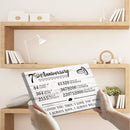 7 Year Anniversary Canvas Gifts for Boyfriend Girlfriend Husband Wife, First 7th Wedding Anniversary Canvas Gift for Him Men Her Women CANLA15_Print Anniversary Canvas