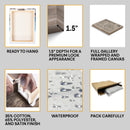 9 Year Anniversary Canvas Gifts for Boyfriend Girlfriend Husband Wife, First 9th Wedding Anniversary Canvas Gift for Him Men Her Women CANLA15_Print Anniversary Canvas