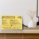 9 Year Anniversary Canvas Gifts for Boyfriend Girlfriend Husband Wife, First 9th Wedding Anniversary Canvas Gift for Him Men Her Women CANLA15_Print Anniversary Canvas