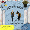 Copy of Personalized Name Horse Girl Shirt, Just A Girl Who Loves Horses, Custom Gift For Horse Lover, Best Friend Shirts, Women Shirt Cowgirl Shirt SHIRTS_Horse Shirt