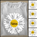 Custom Mom Nana Grandma Family Daisyflower On Shirt Mother's Day Gift SHIRTS_Daisyflower Shirt
