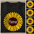 Custom Mom Nana Grandma Family Sunflower On Unisex Adult Shirt Christmas Gift SHIRTS_Sunflower Shirt