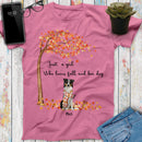 Custom Names Just A Girl Who Love Fall And Her Dogs Shirt Thanksgiving Gift Dog Lover Gift, Autumn Shirt Personalized Shirts For Women Shirt SHIRTS_Autumn Dog Girl