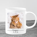 Custom Photo Name Date Personalized Pet Memorial Mug, Pet Loss, Cat Loss Gift, Dog Loss Gift, Forever In My Heart Custom Mug, Sympathy Gift MUG_Cat Mug