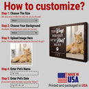 Custom Photo, Personalized Pet Memorial Canvas, Pet Loss Canvas, Cat Loss Gift, Dog Loss Gift, Your Wings Were Ready My Heart Was Not Canvas CANLA15_Miss Pet Canvas